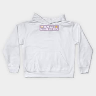 Normalize Hitting The Curb Bumper Kids Hoodie